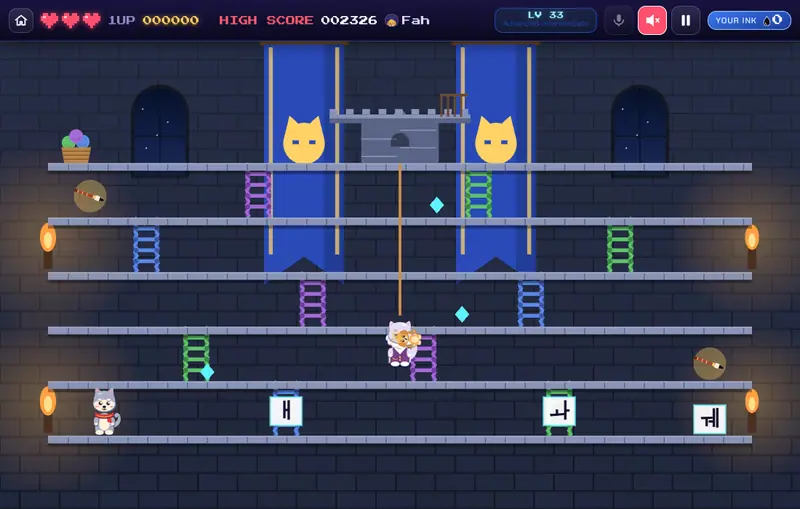 Castle Climb, Korean, level 33