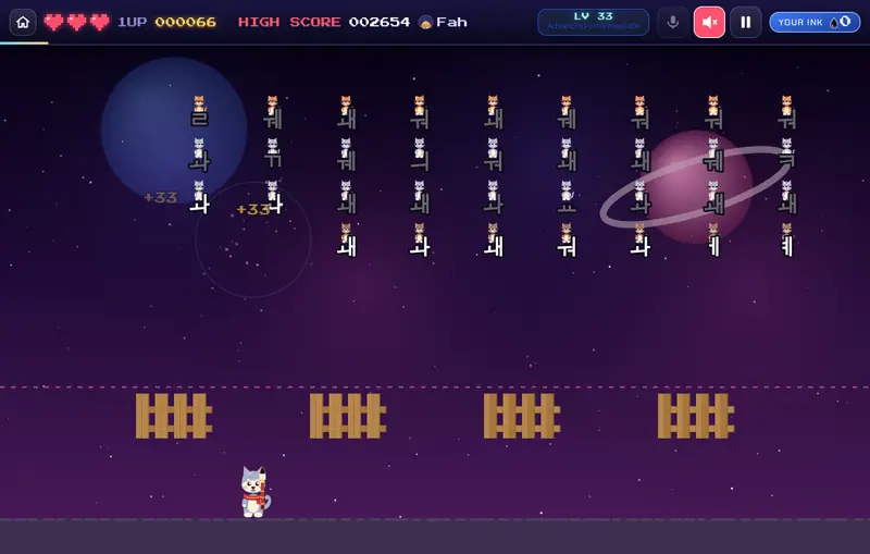 Raining Cats, Korean, level 33